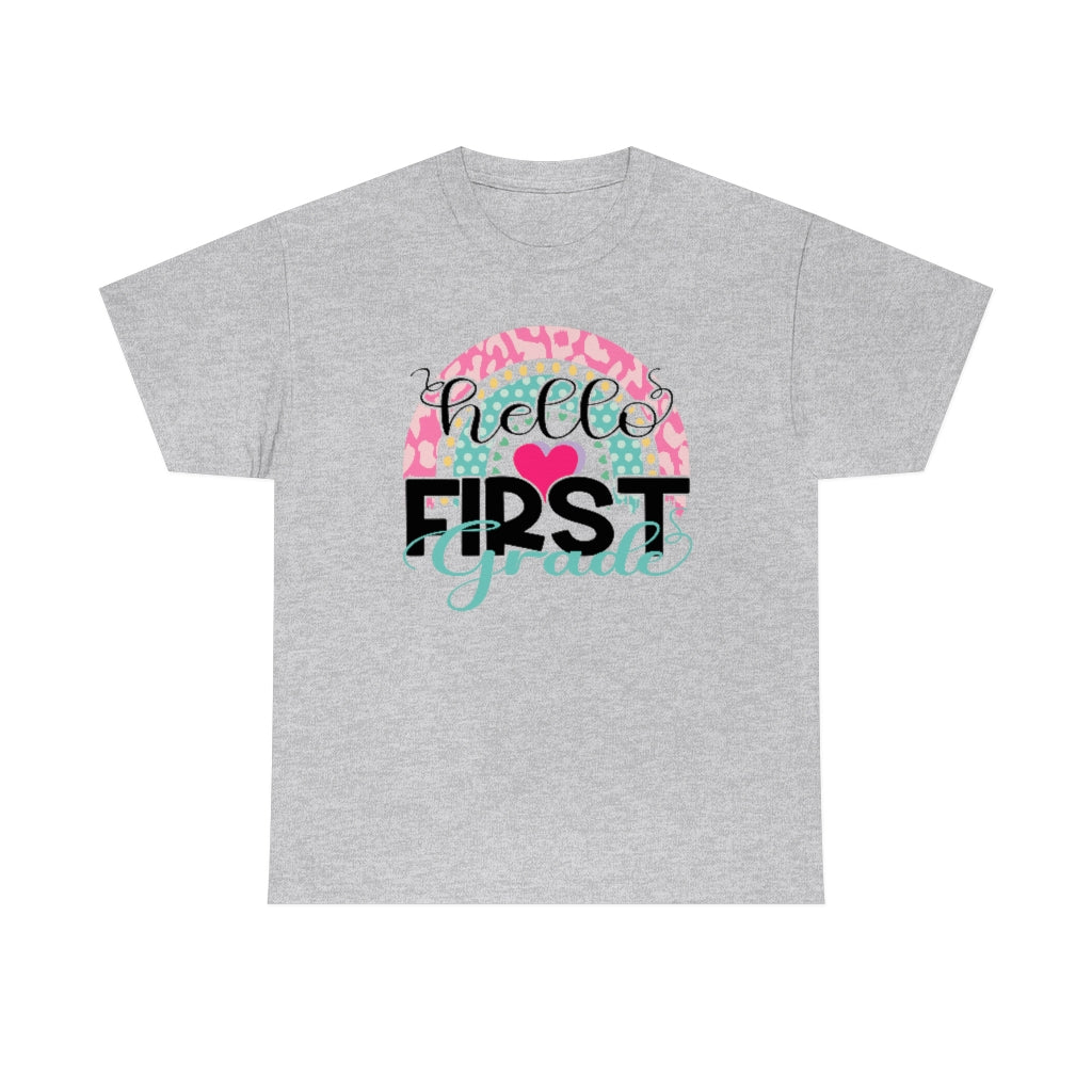 Hello First Grade Shirt Teacher Team