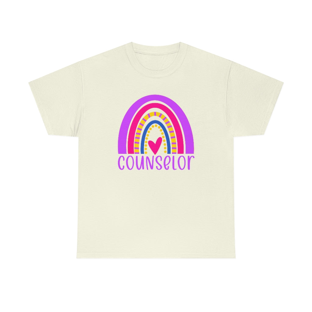School Counselor Rainbow Shirt