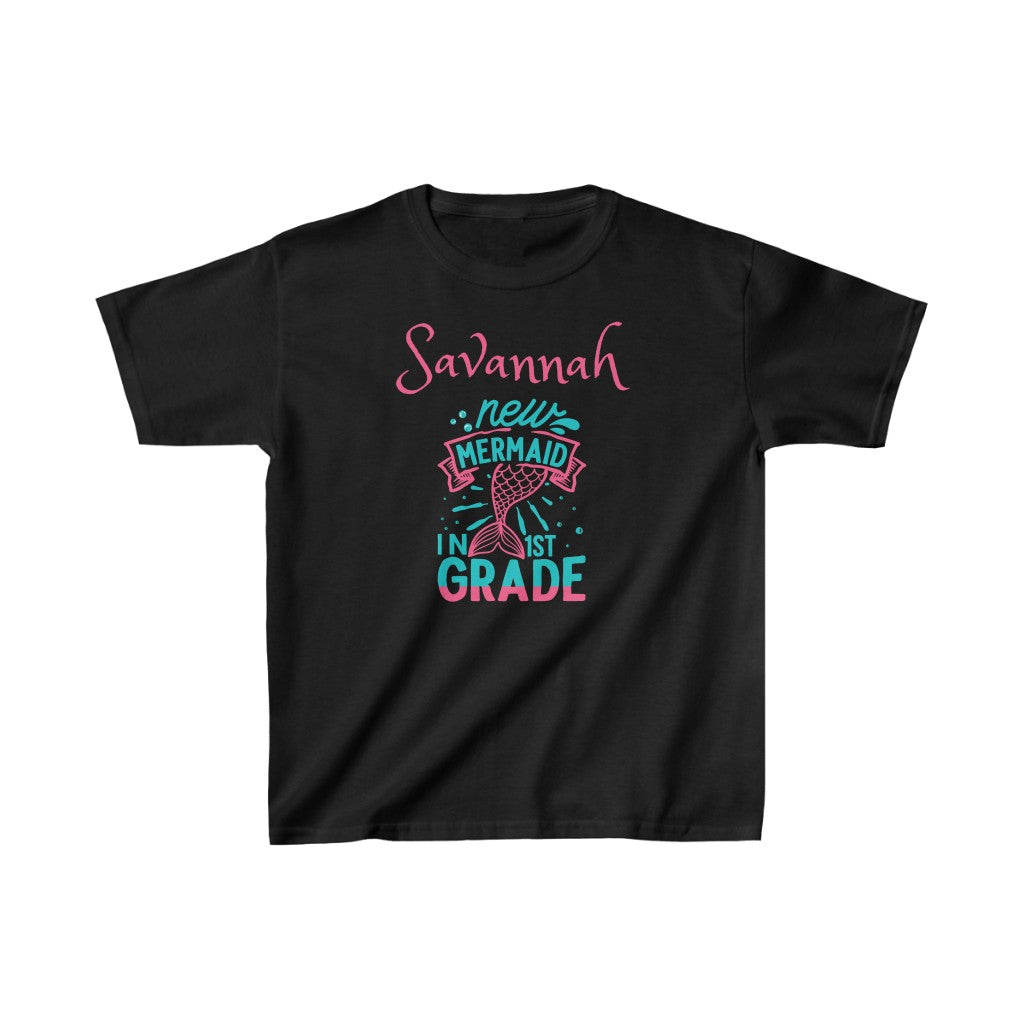 New Mermaid in First Grade Personalized t-shirt