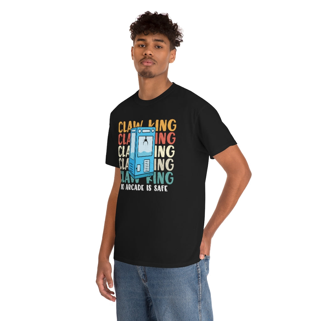 Claw King No Arcade is Safe Mens t-shirt