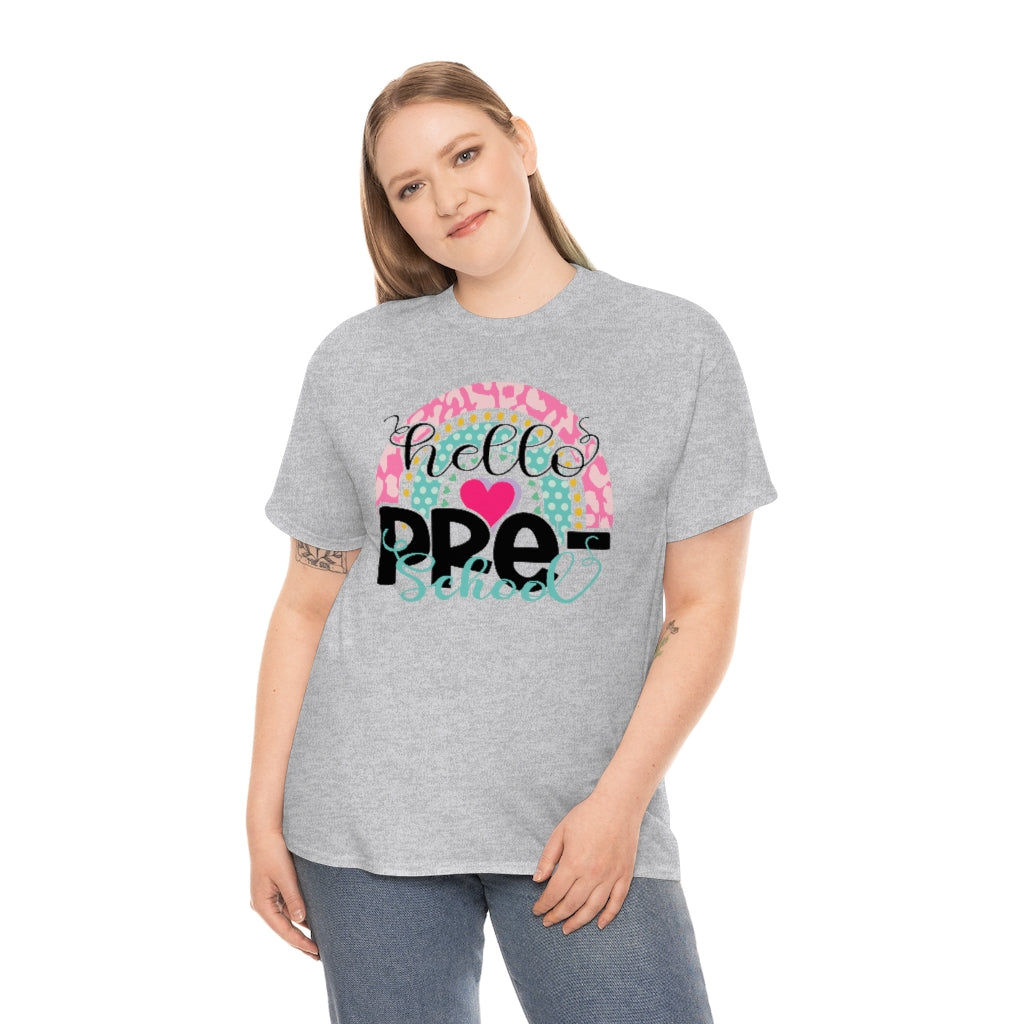 Hello Preschool Shirt Teacher Team