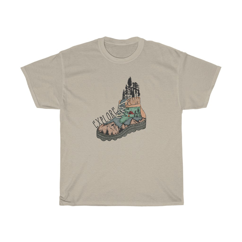 Explore Heavy Cotton Unisex T-shirt