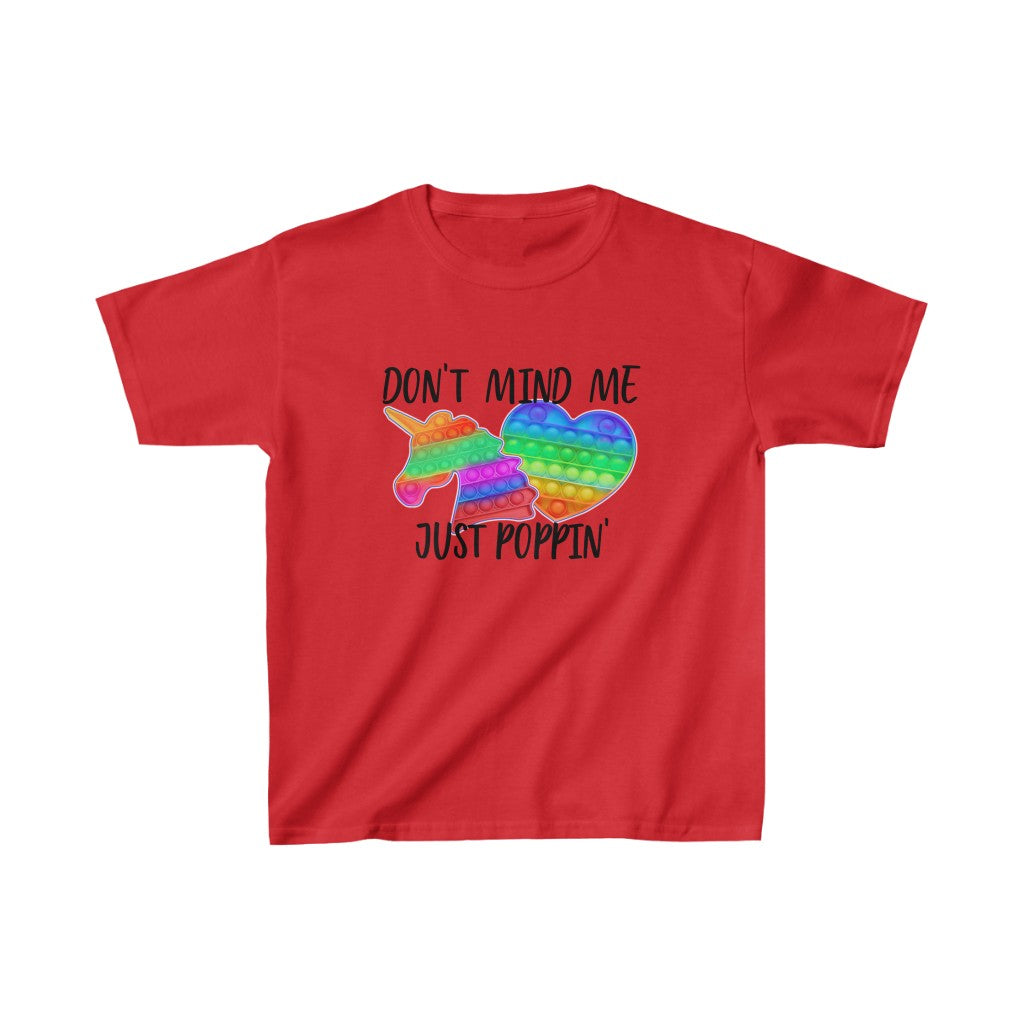 Don't mind Me Just Poppin' Funny Kid's T-shirt