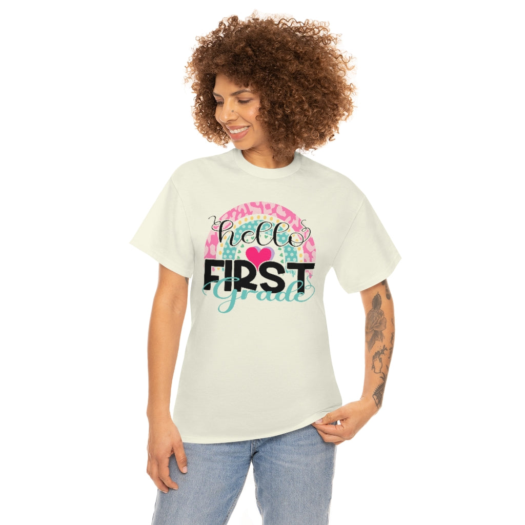 Hello First Grade Shirt Teacher Team