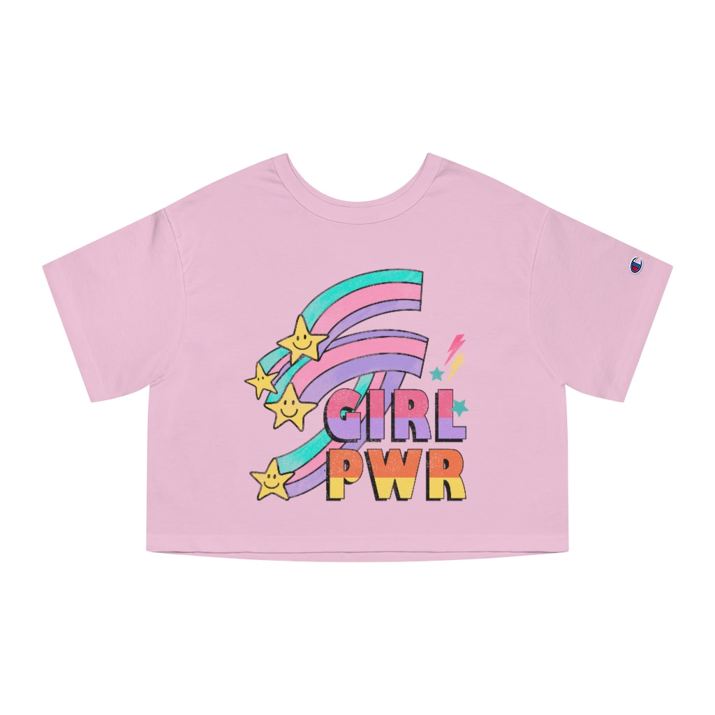 Girl Pwr (Power) Stars Cropped T-shirt