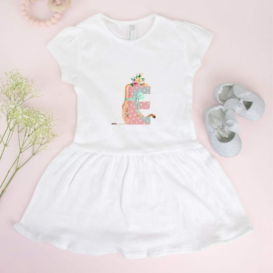 Alphabet Animal Monogram Toddler Dress