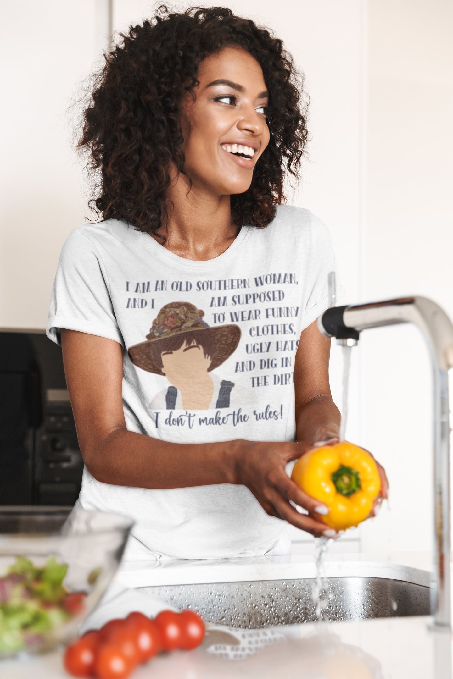 I Don't Make the Rules! Vintage Southern Woman T-Shirt