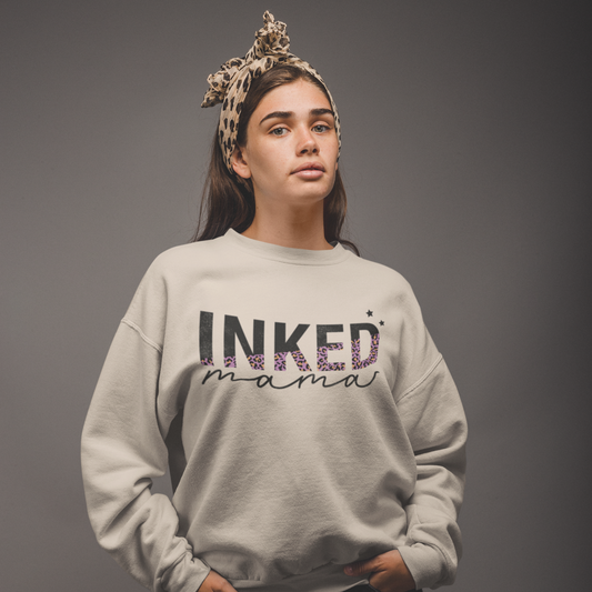 Inked Mama Tattooed Badass Sweatshirt