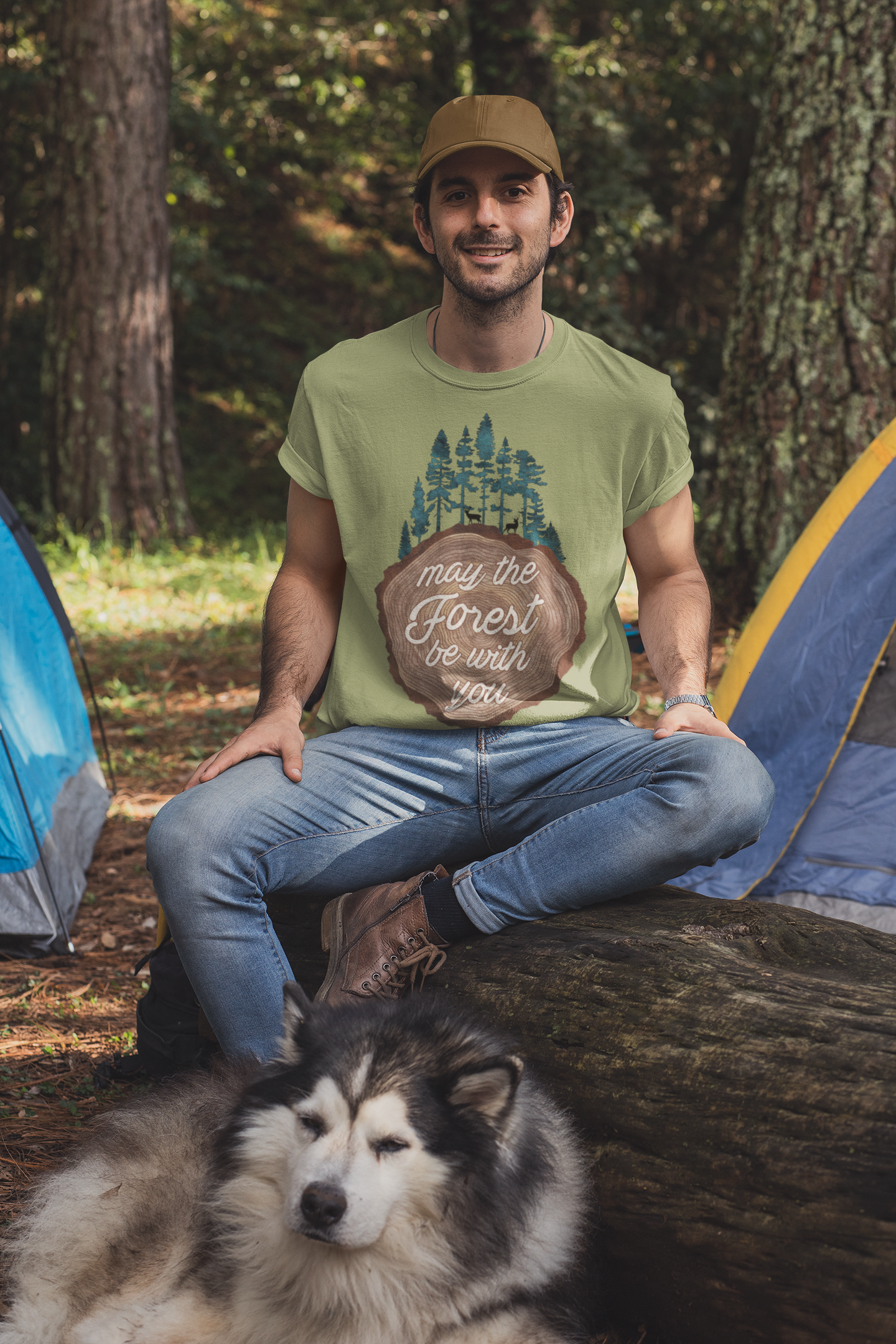 May the Forest Be With You Punny Unisex T-shirt