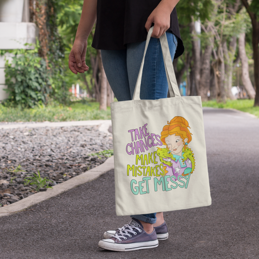 Take Chances Make Mistakes Get Messy Canvas Tote Bag