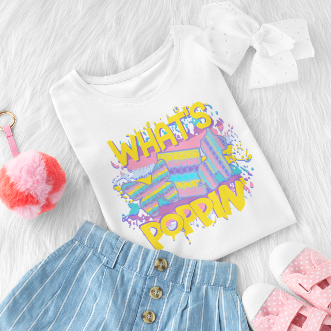What's Poppin' Funny Kid's T-shirt