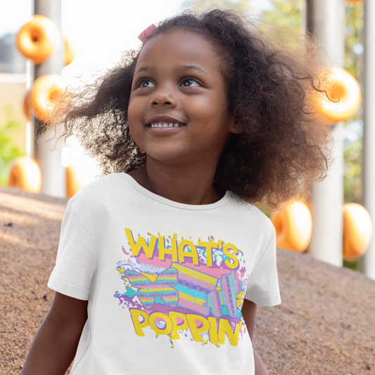 What's Poppin' Funny Kid's T-shirt