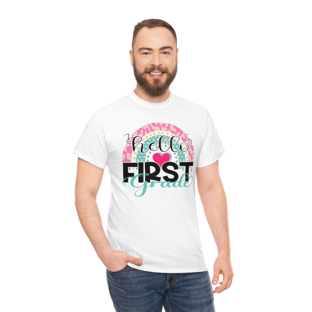 Hello First Grade Shirt Teacher Team