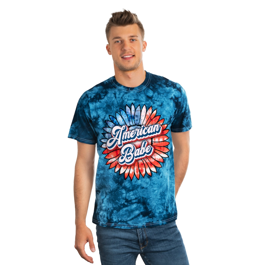 American Babe Patriotic Tie-Dye T-shirt