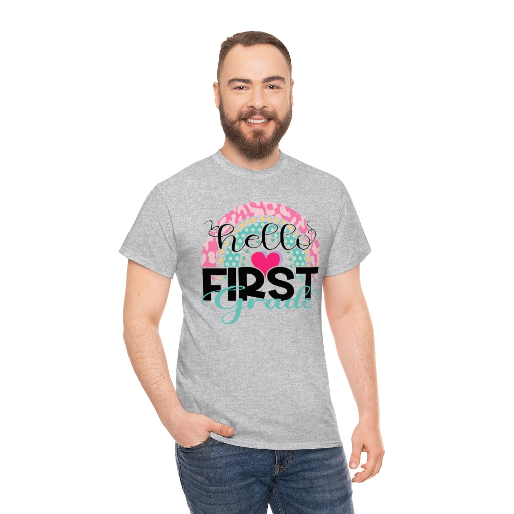 Hello First Grade Shirt Teacher Team