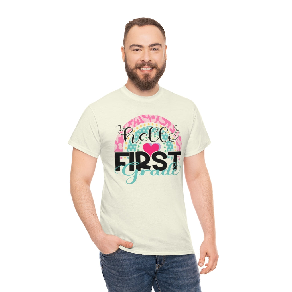 Hello First Grade Shirt Teacher Team