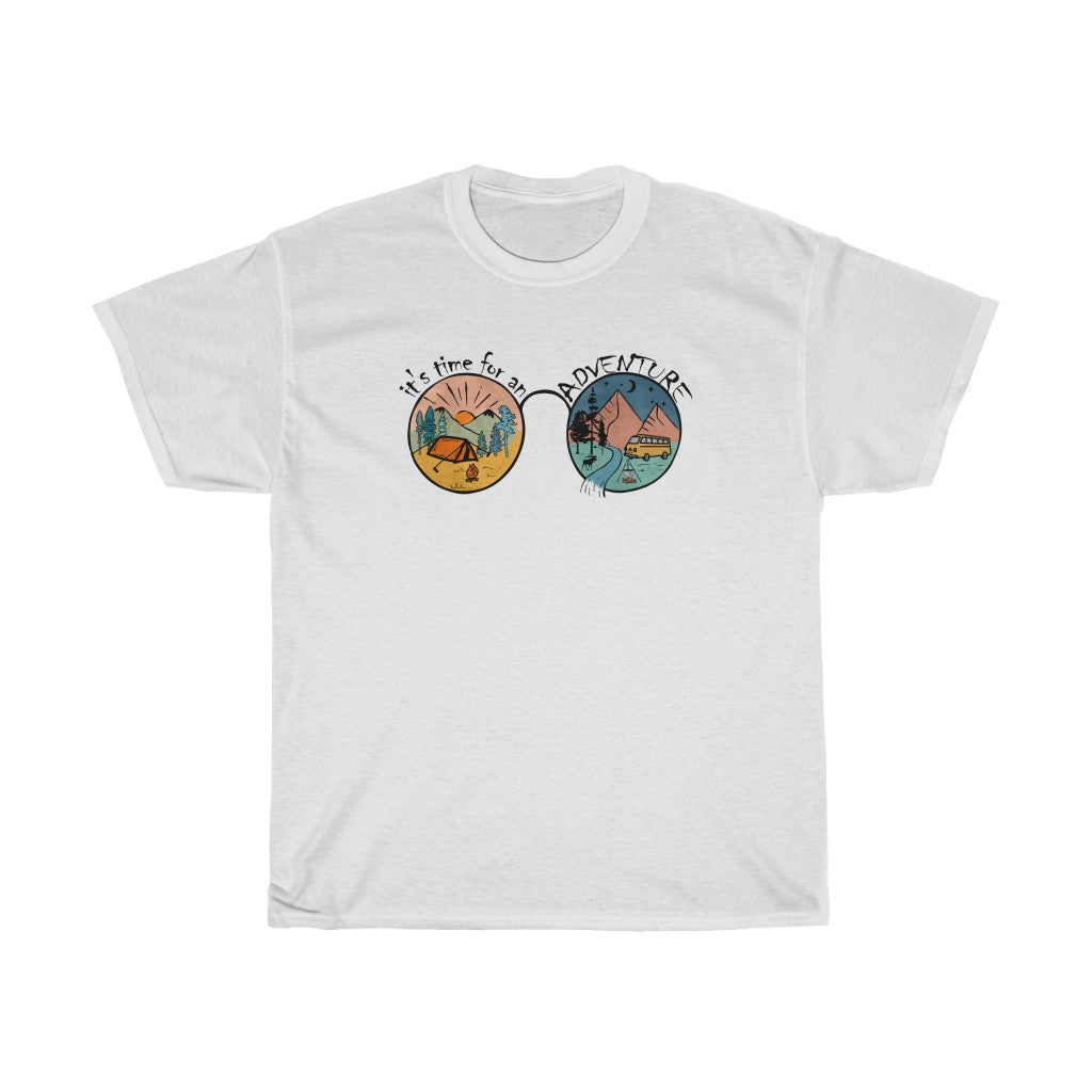 It's Time for an Adventure Heavy Cotton T-shirt