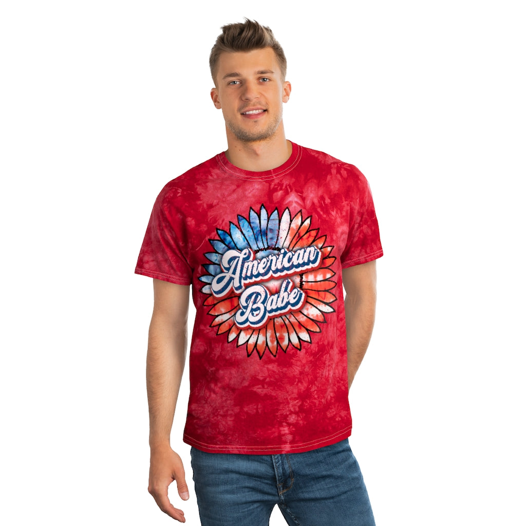 American Babe Patriotic Tie-Dye T-shirt