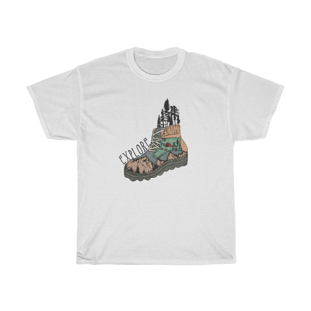 Explore Heavy Cotton Unisex T-shirt