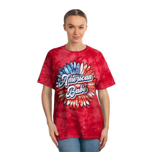 American Babe Patriotic Tie-Dye T-shirt