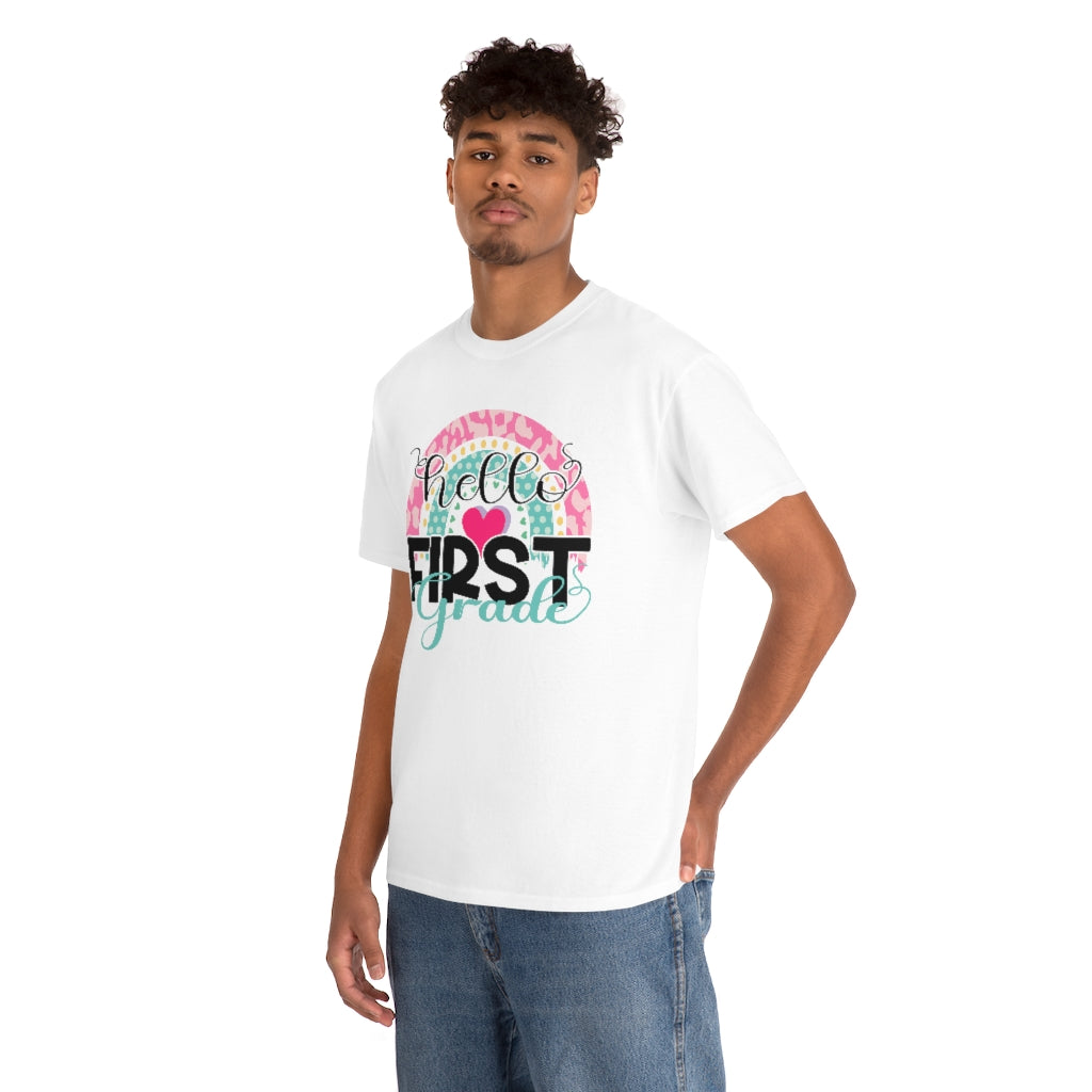 Hello First Grade Shirt Teacher Team