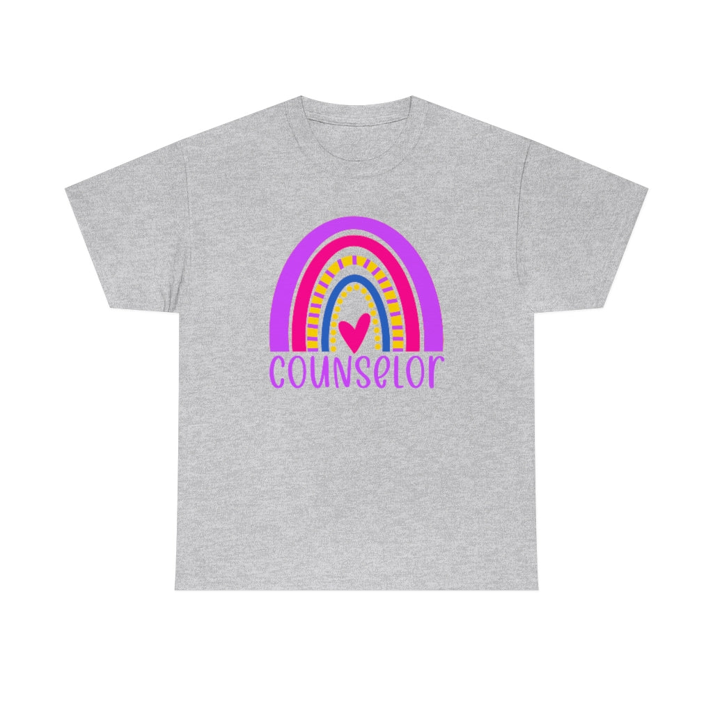 School Counselor Rainbow Shirt