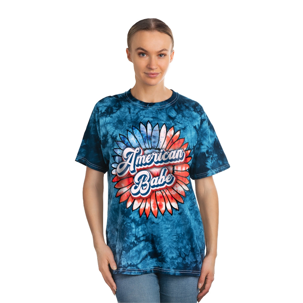 American Babe Patriotic Tie-Dye T-shirt