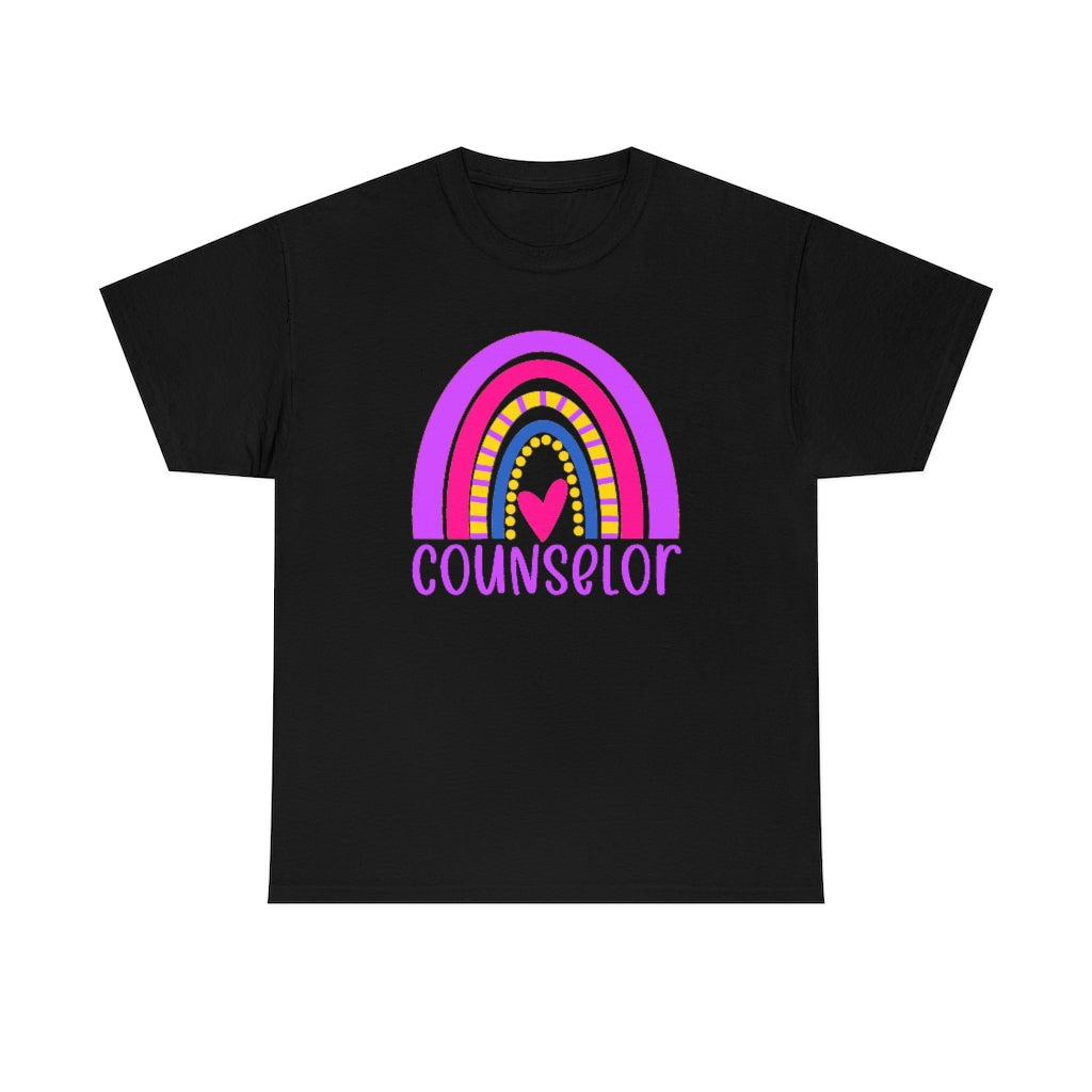 School Counselor Rainbow Shirt