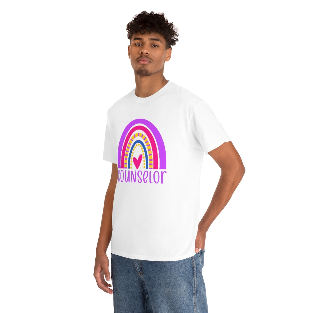 School Counselor Rainbow Shirt